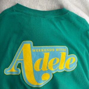 WEEKENDS WITH ADELE official Las Vegas residency T-shirt green Caesar’s palace